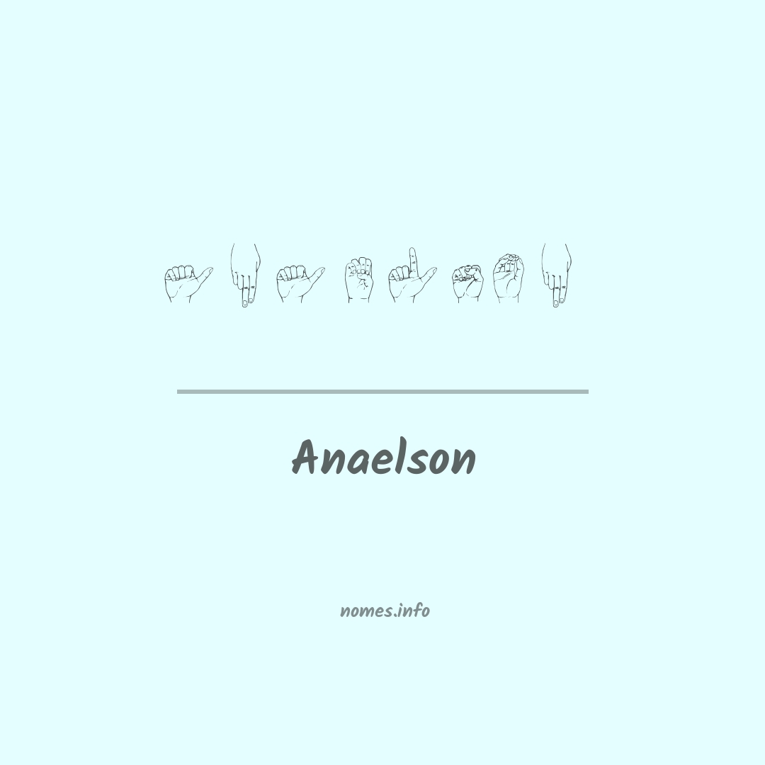 Anaelson em Libras