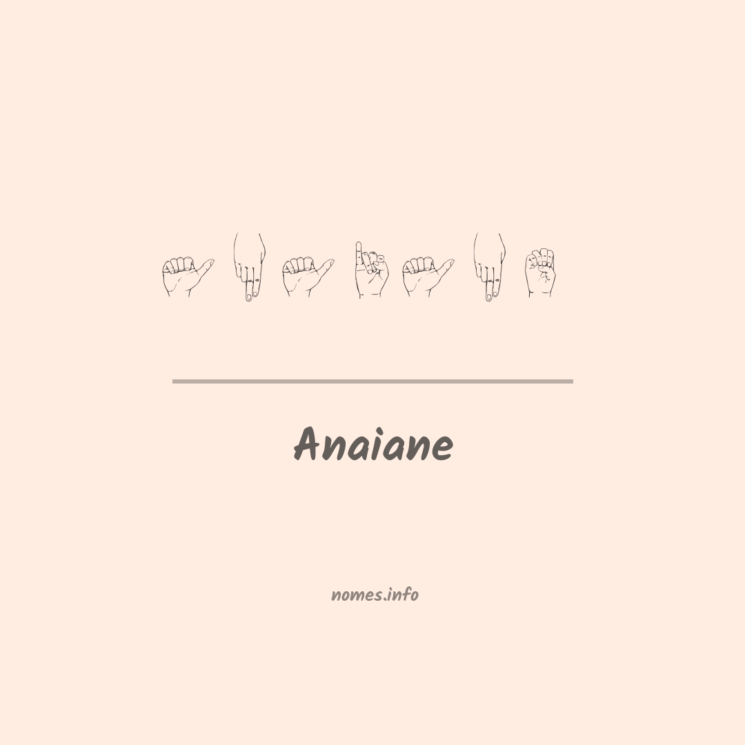 Anaiane em Libras
