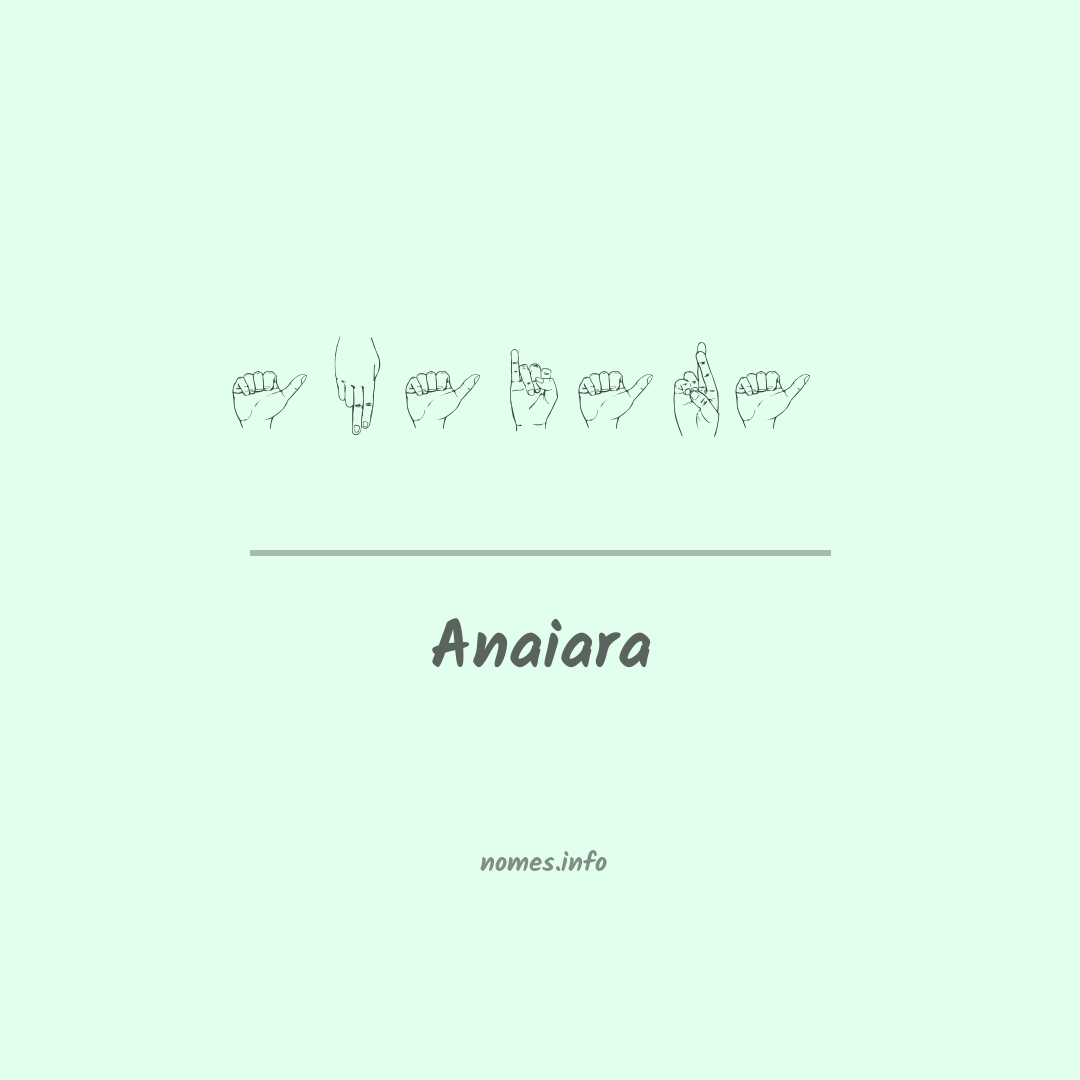 Anaiara em Libras