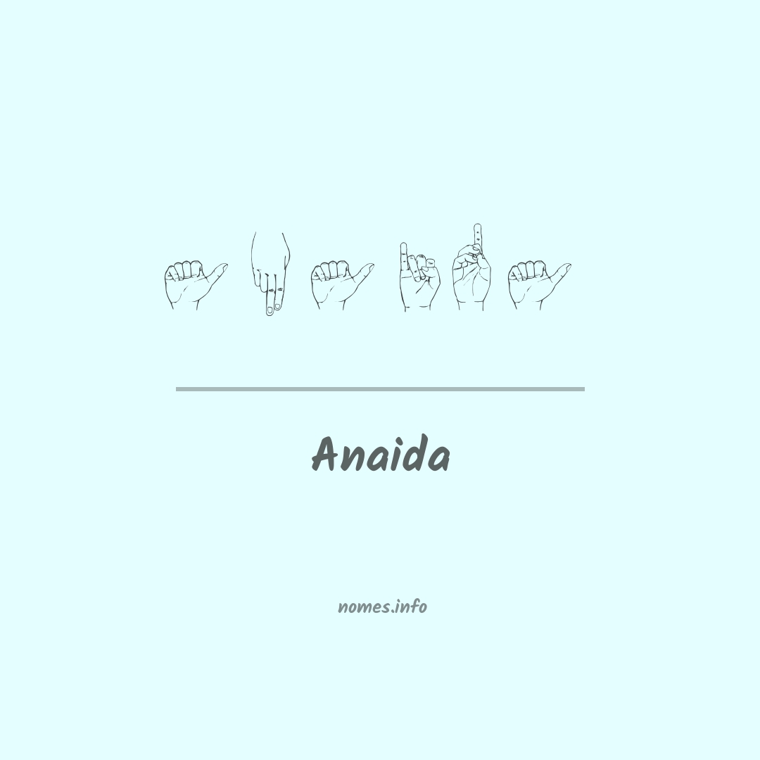 Anaida em Libras
