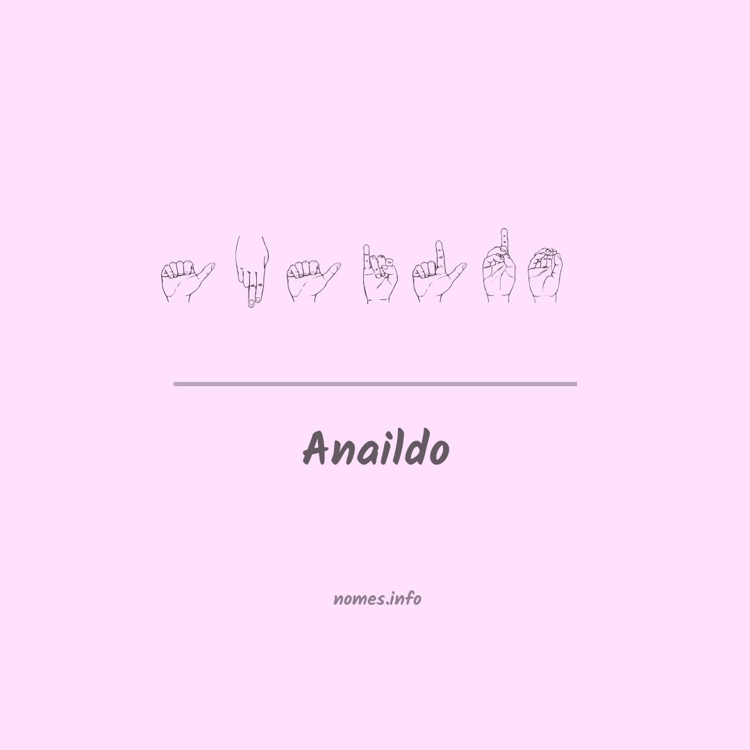Anaildo em Libras