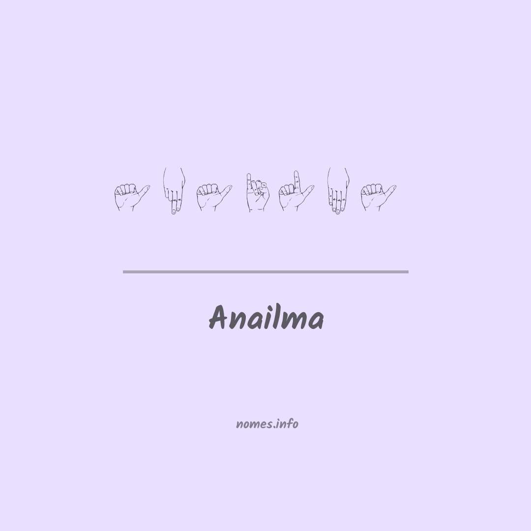Anailma em Libras
