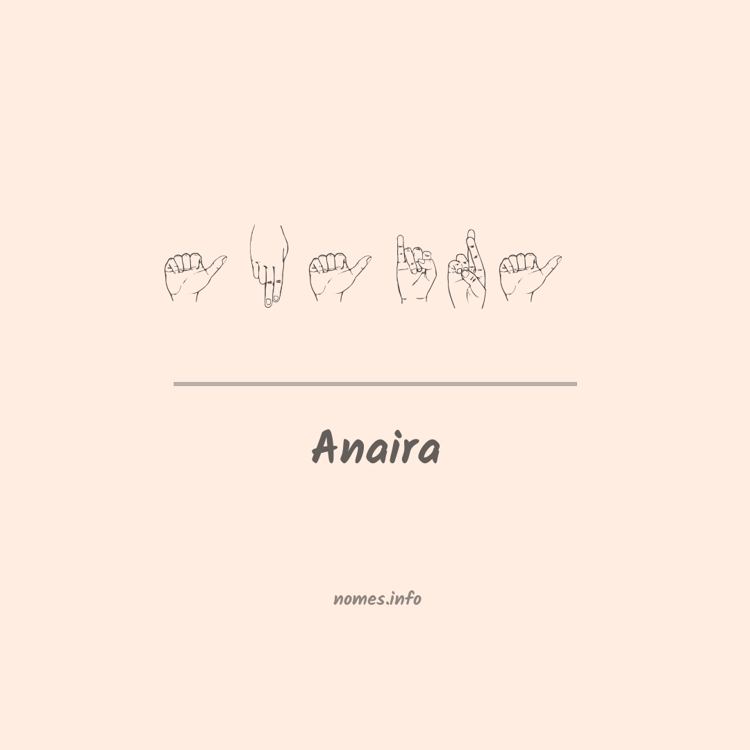 Anaira em Libras