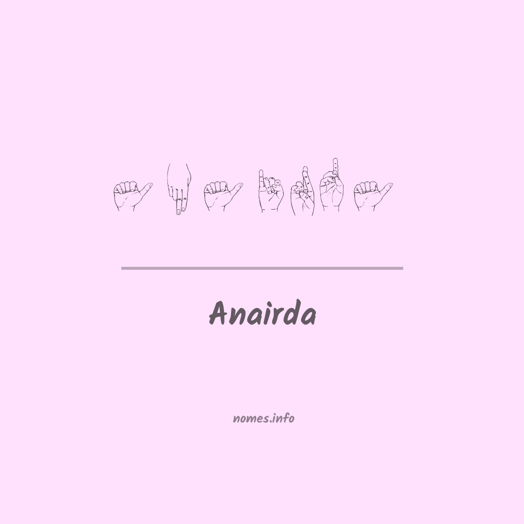 Anairda em Libras