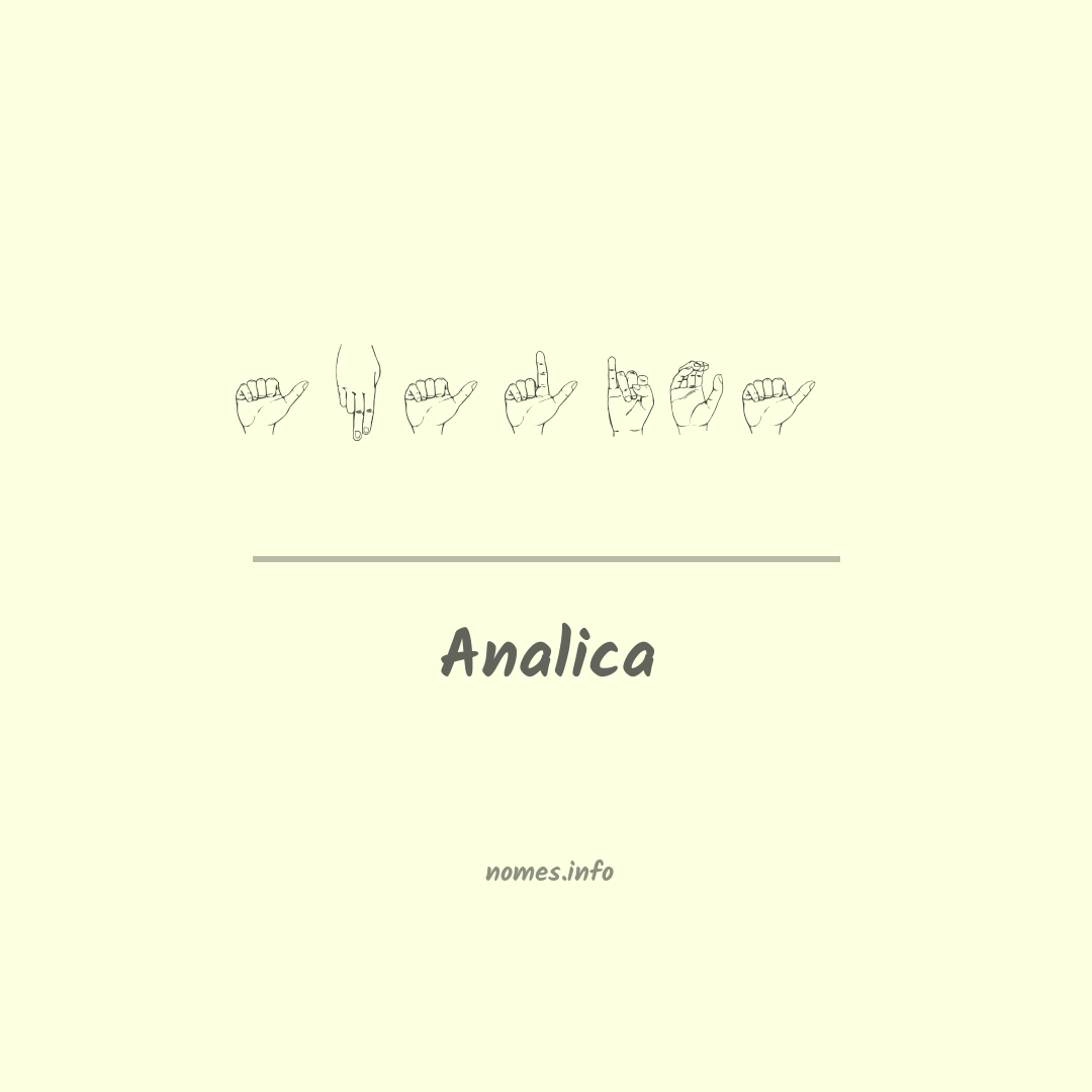 Analica em Libras