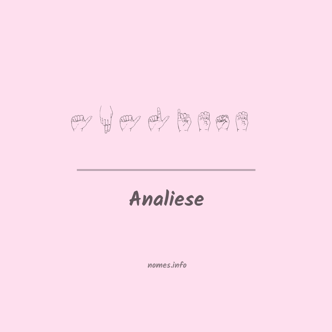 Analiese em Libras