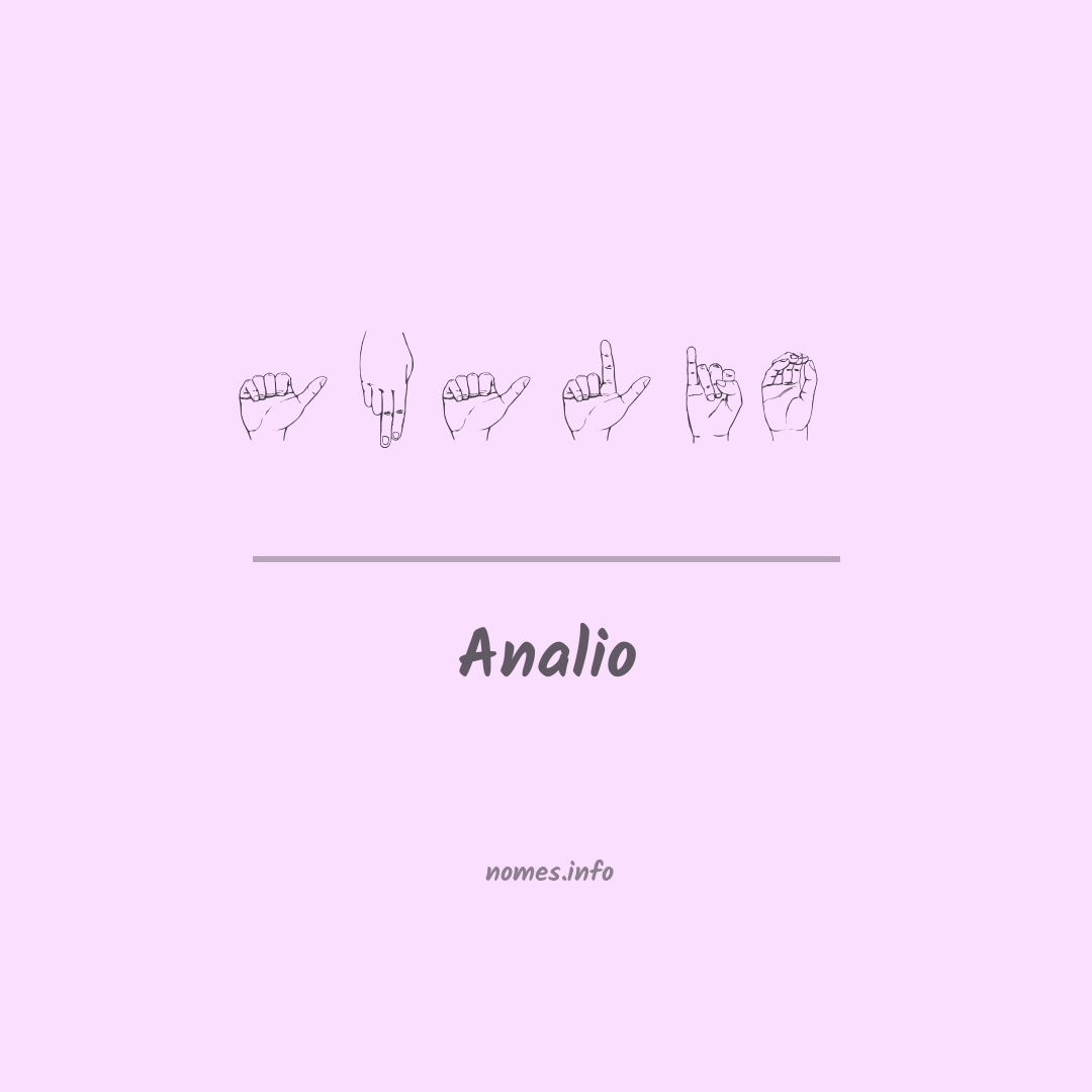 Analio em Libras