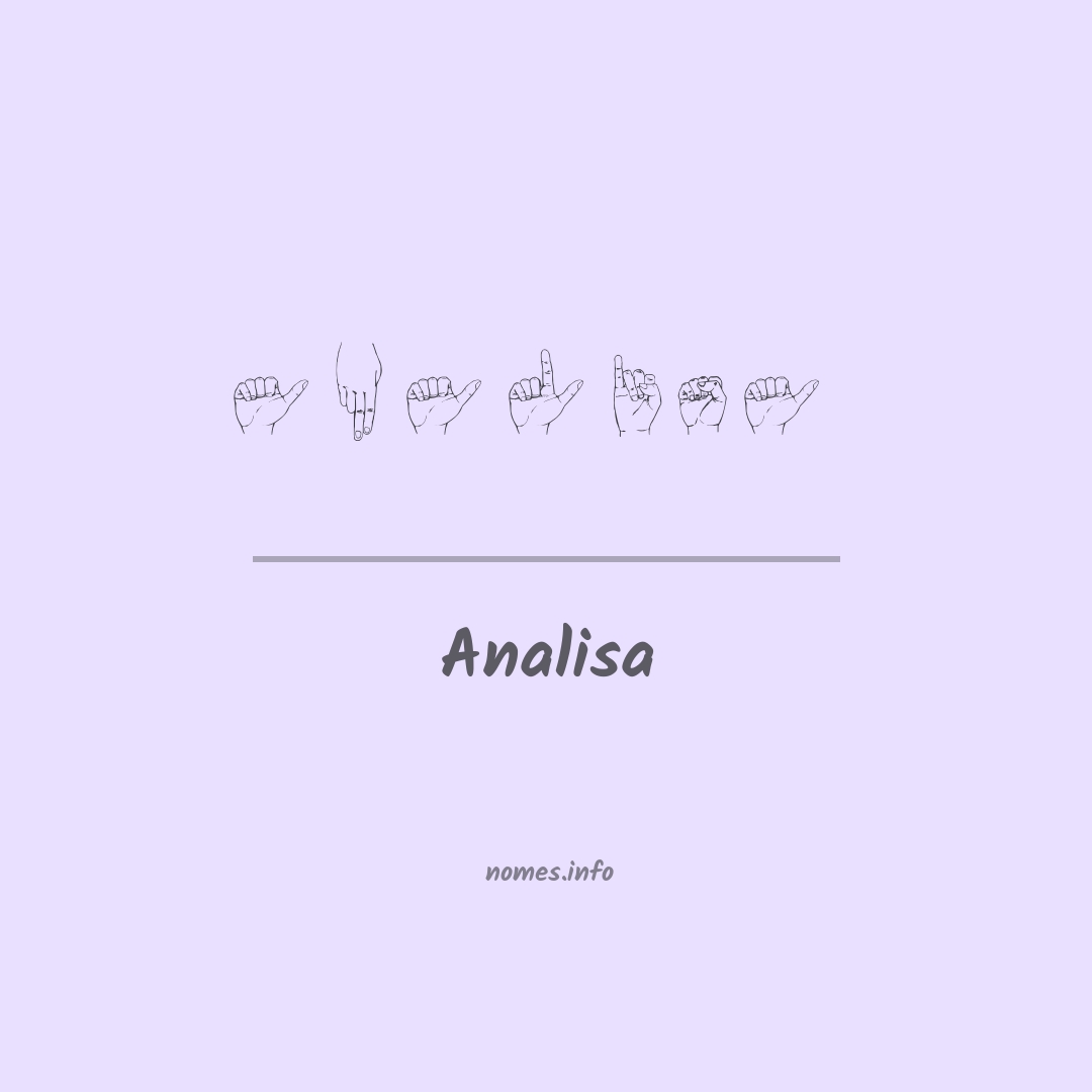 Analisa em Libras