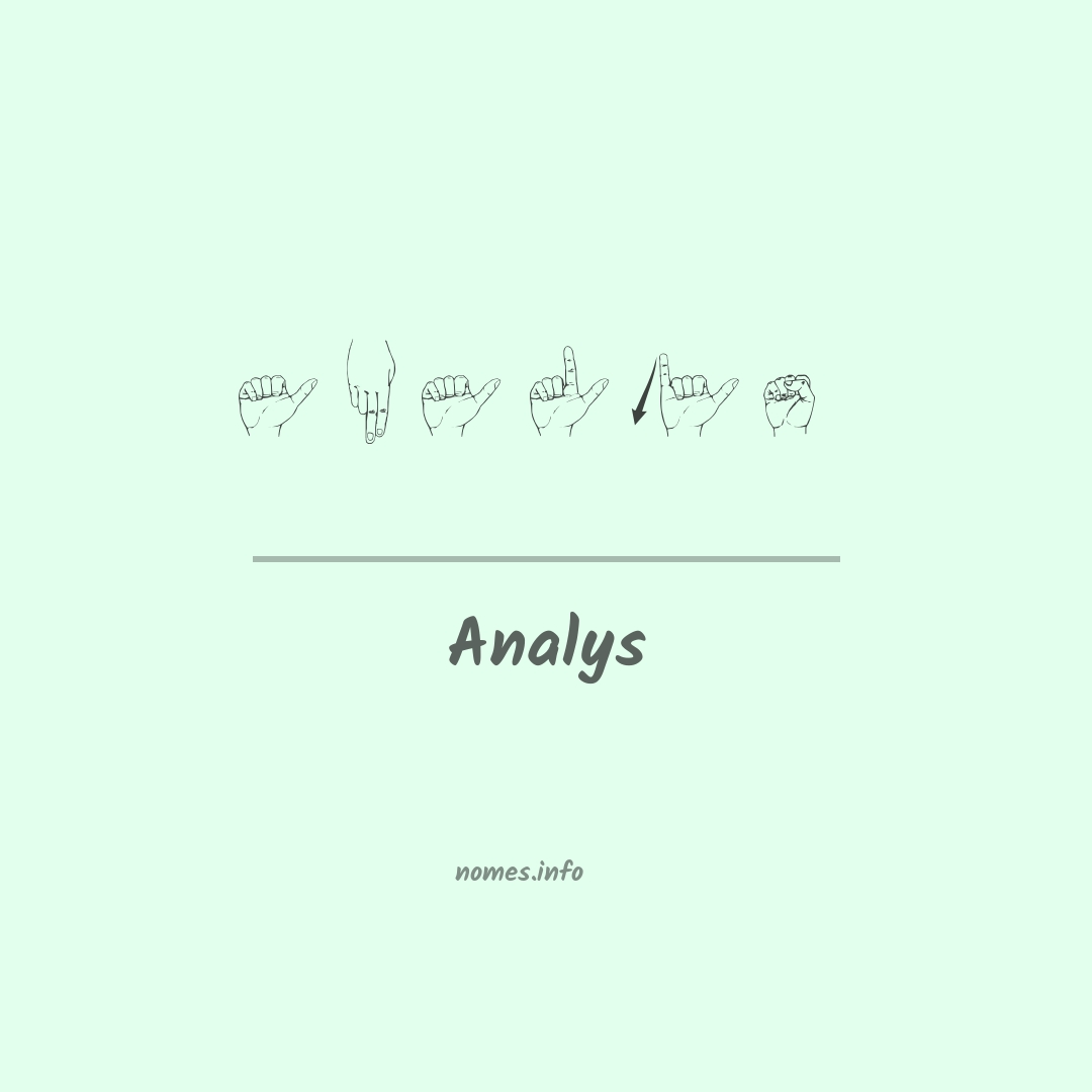 Analys em Libras