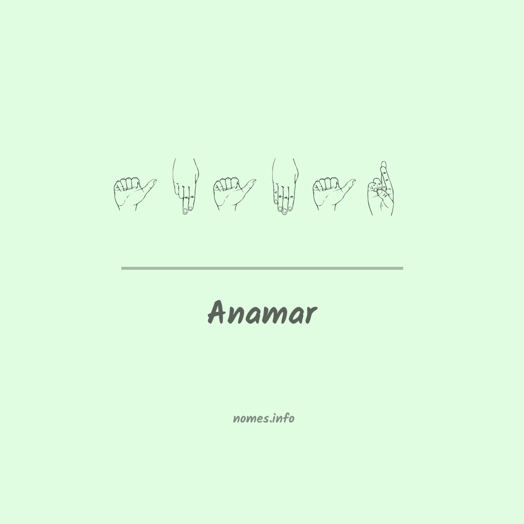 Anamar em Libras