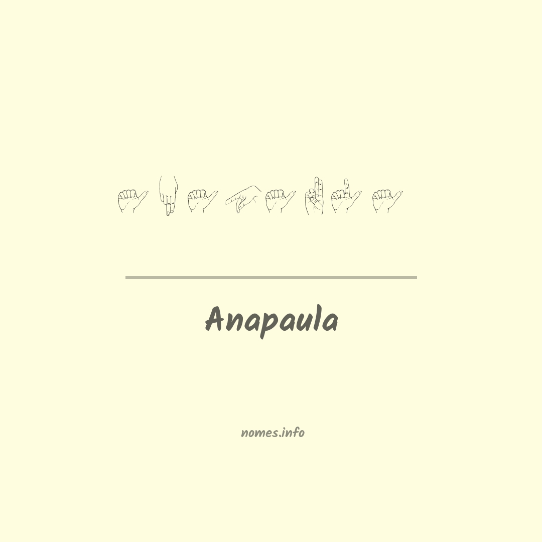 Anapaula em Libras