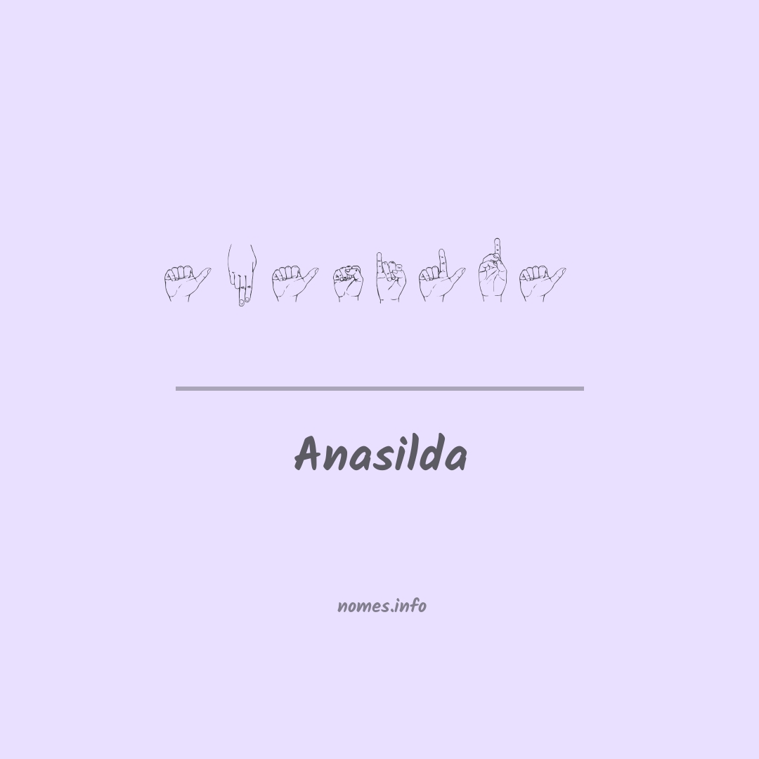 Anasilda em Libras