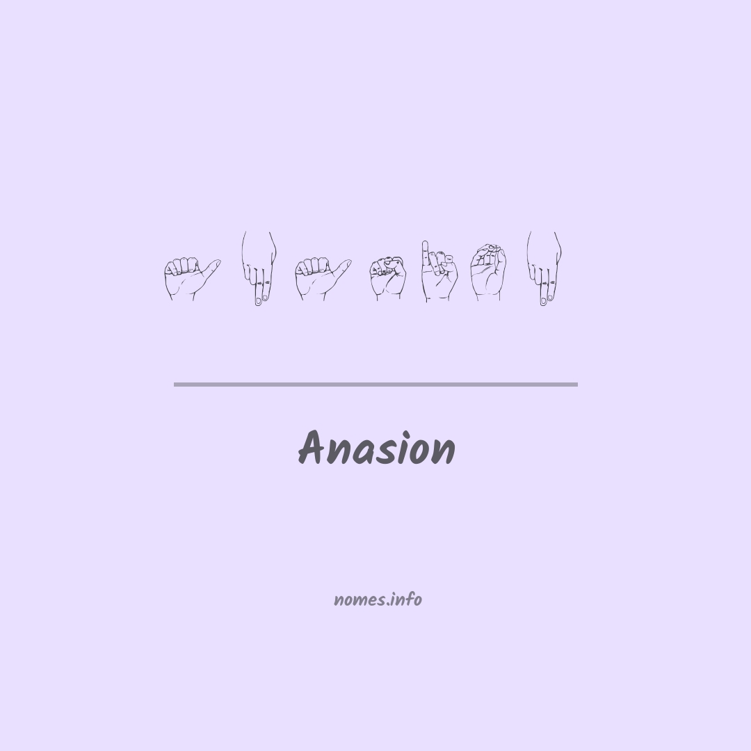 Anasion em Libras