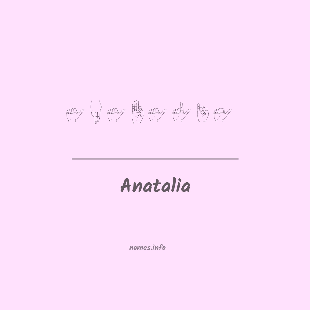 Anatalia em Libras