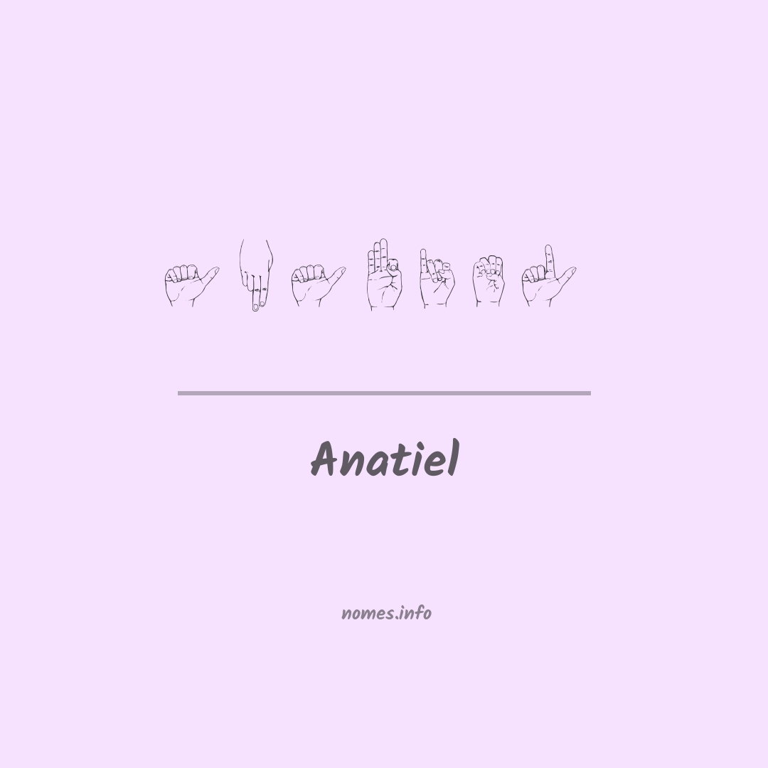 Anatiel em Libras