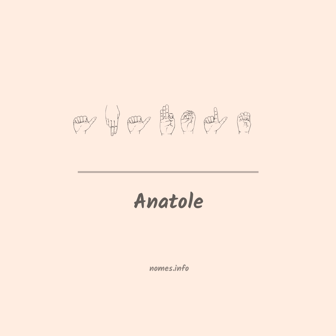 Anatole em Libras
