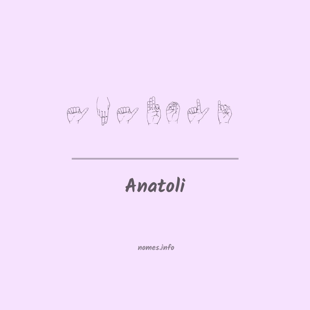 Anatoli em Libras