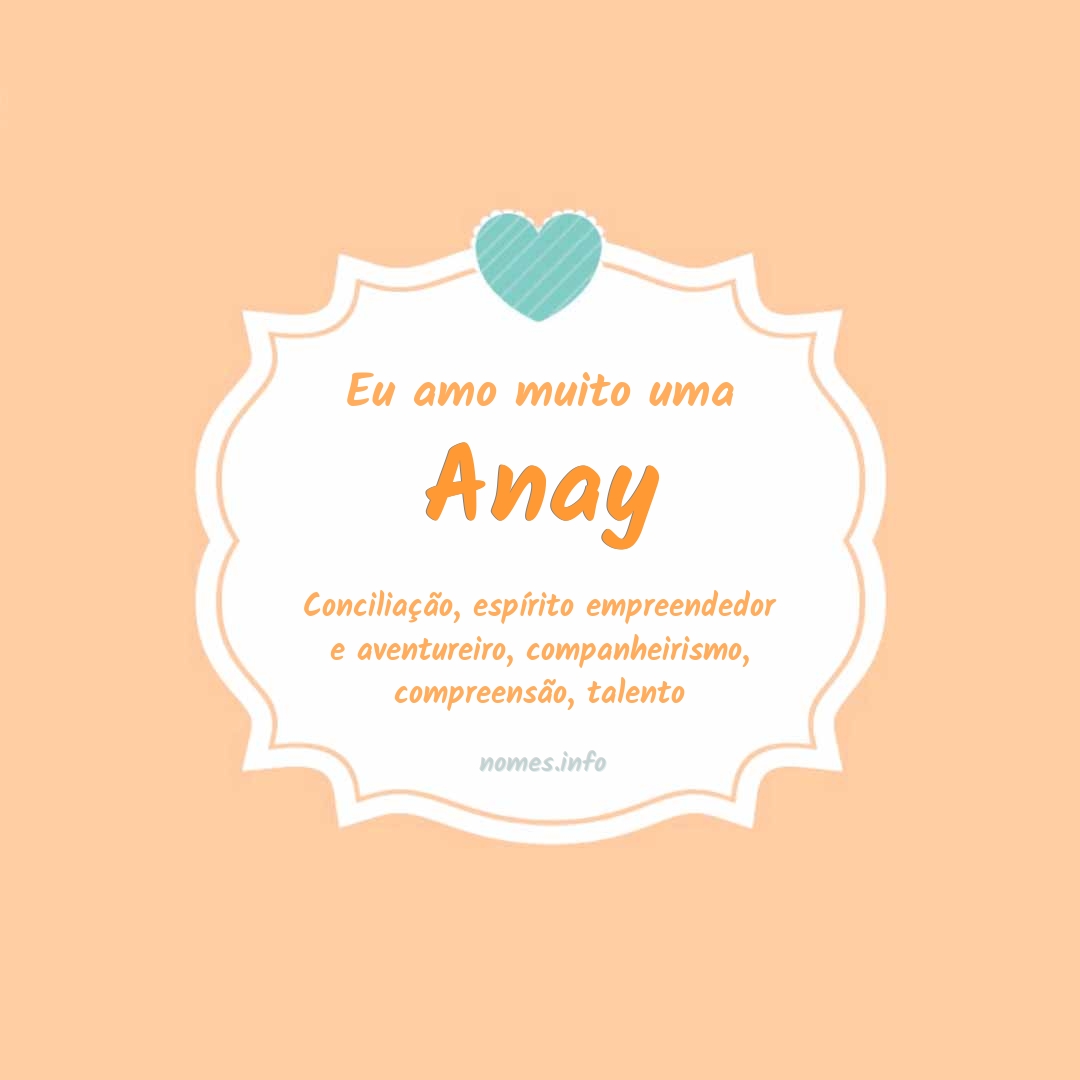 Eu amo muito Anay Eu amo muito Anay