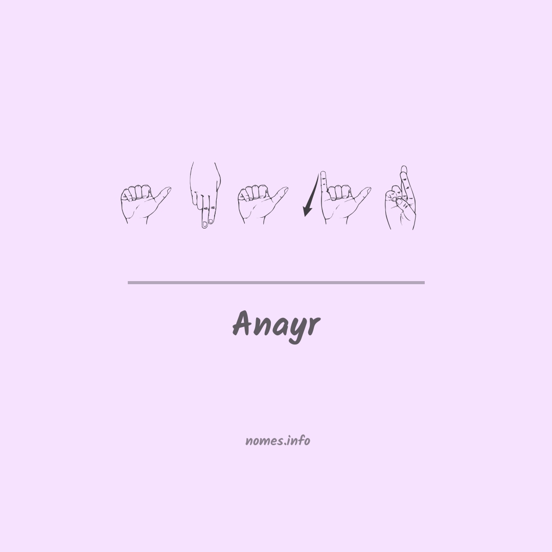 Anayr em Libras Anayr em Libras