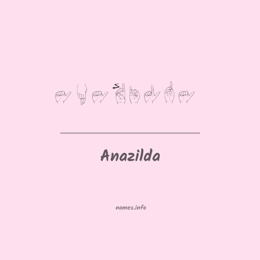 Anazilda em Libras