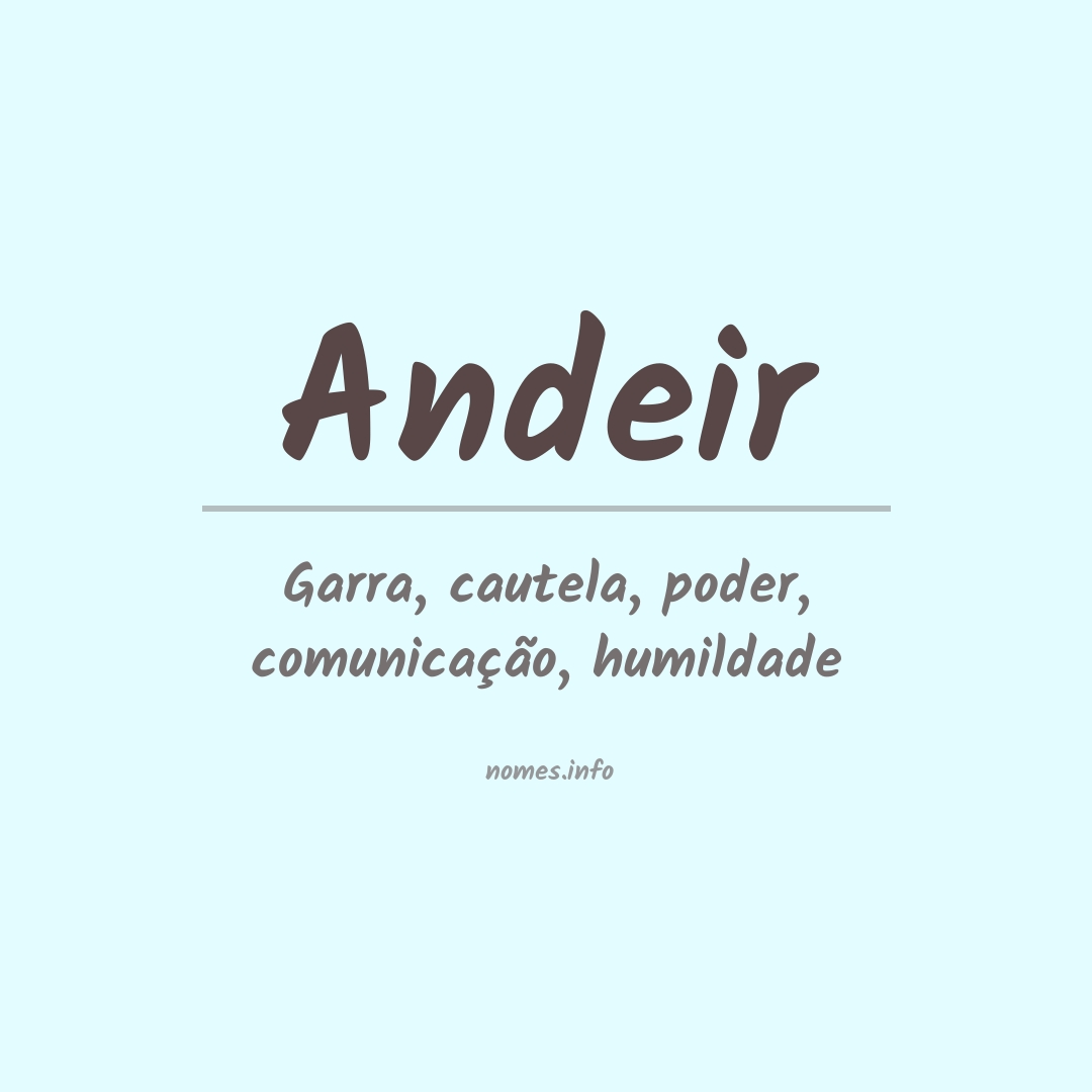 Significado do nome Andeir