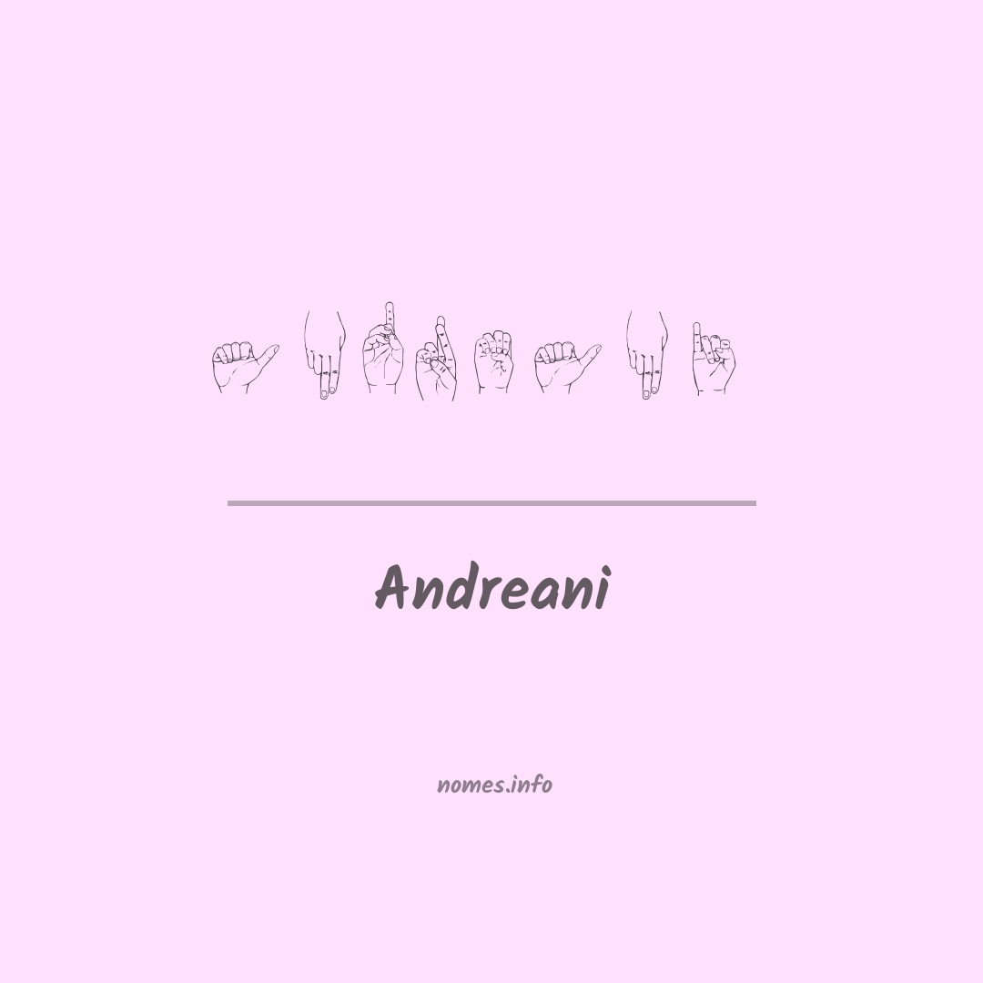 Andreani em Libras