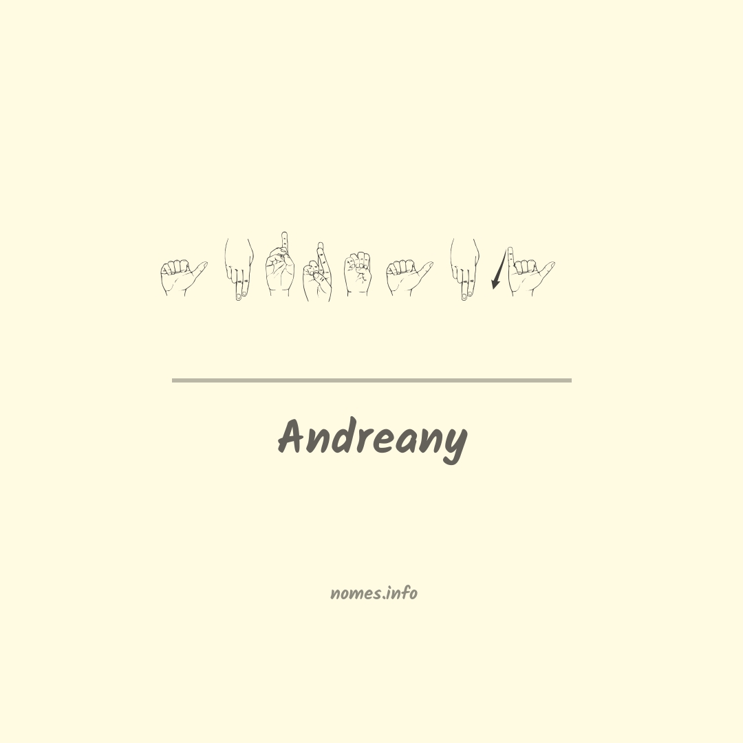 Andreany em Libras