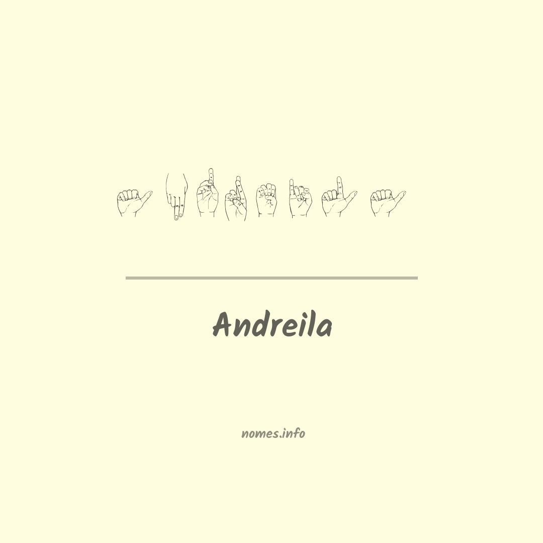 Andreila em Libras Andreila em Libras