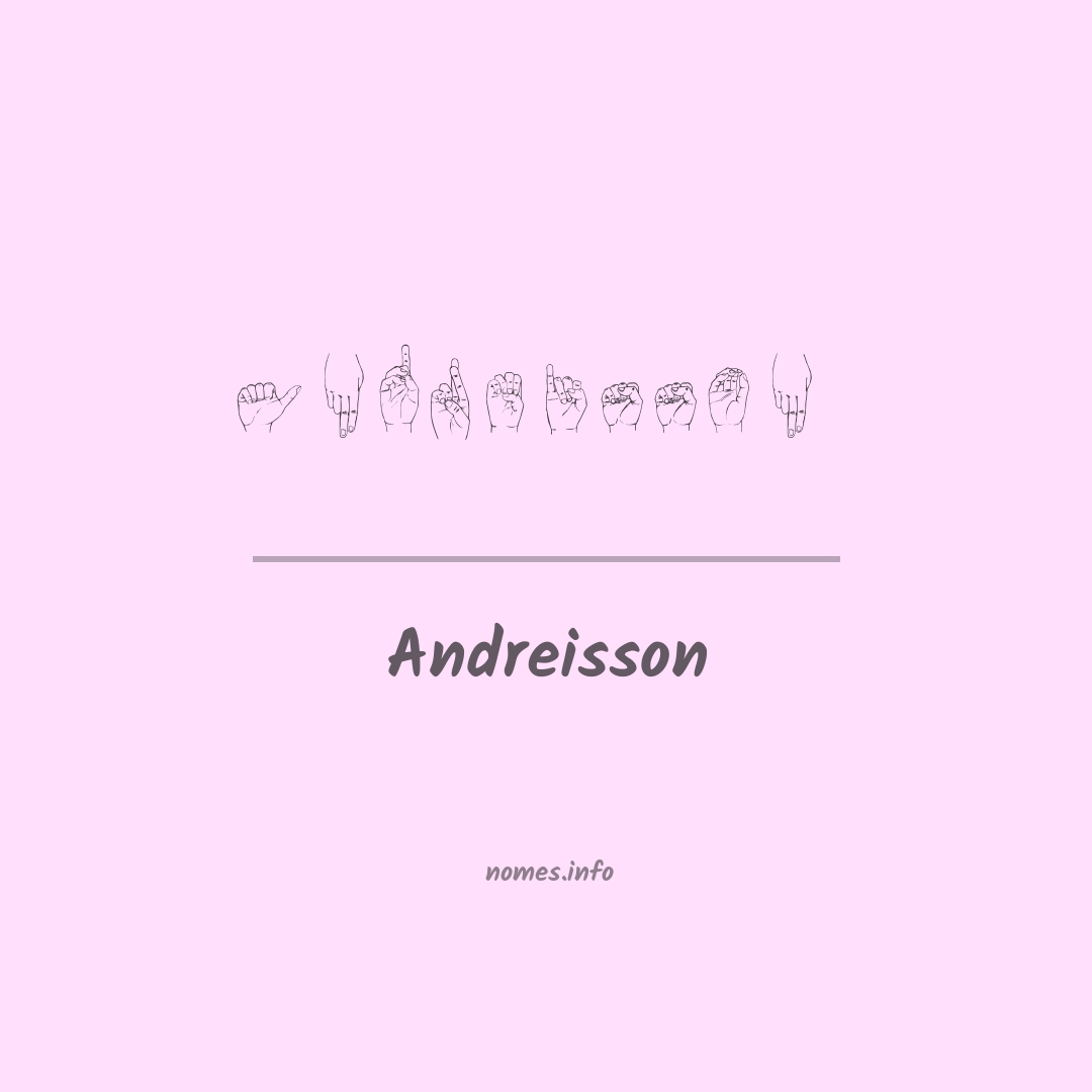 Andreisson em Libras