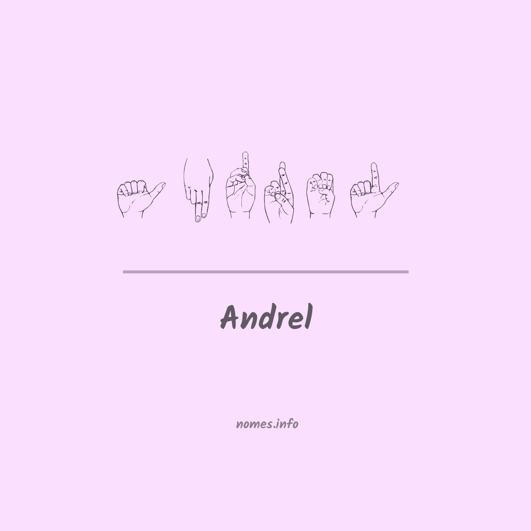 Andrel em Libras