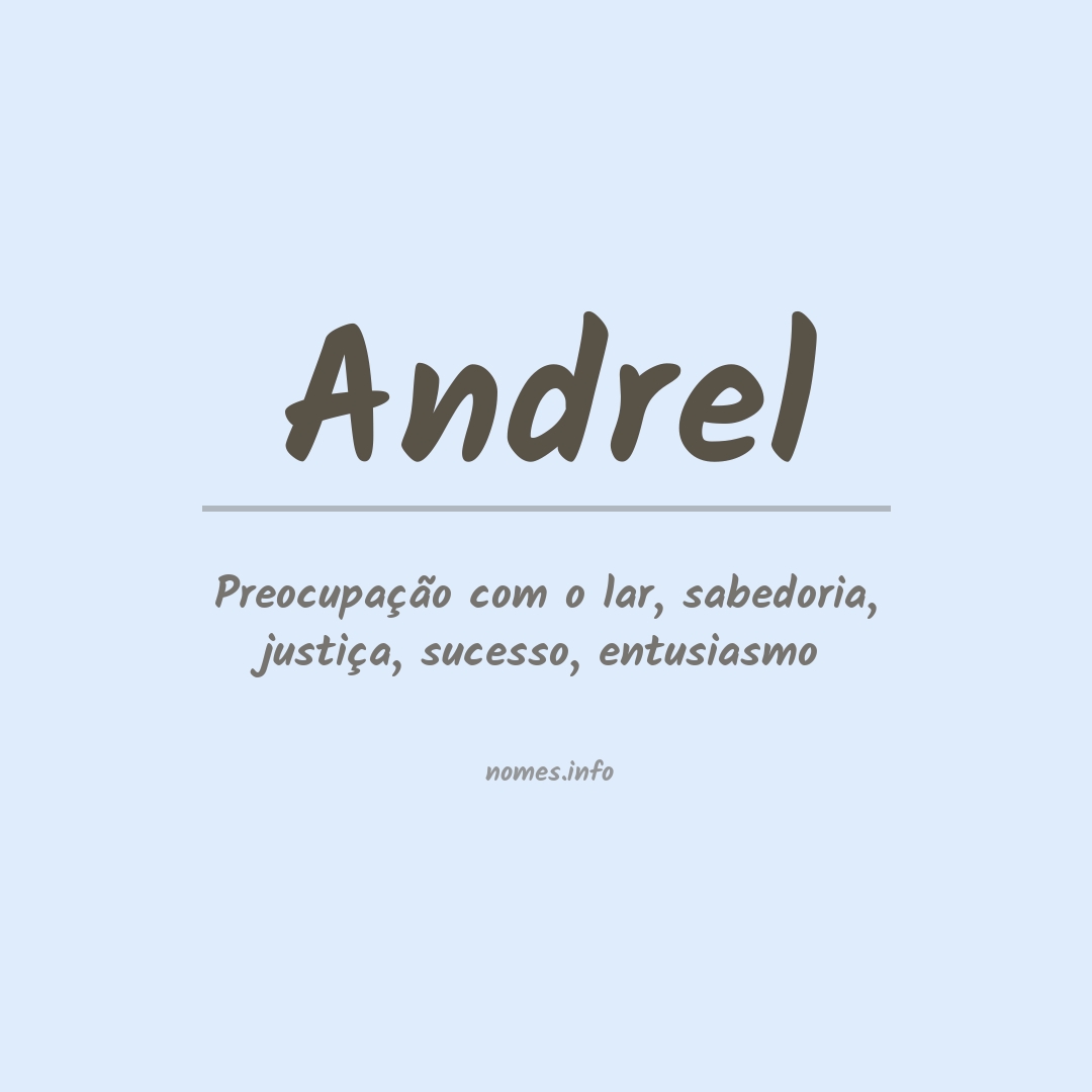 Significado do nome Andrel