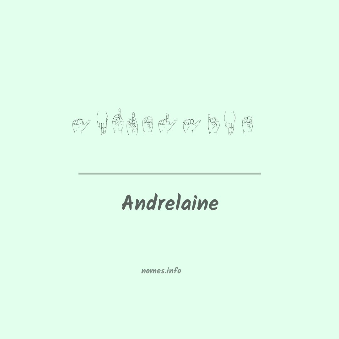 Andrelaine em Libras