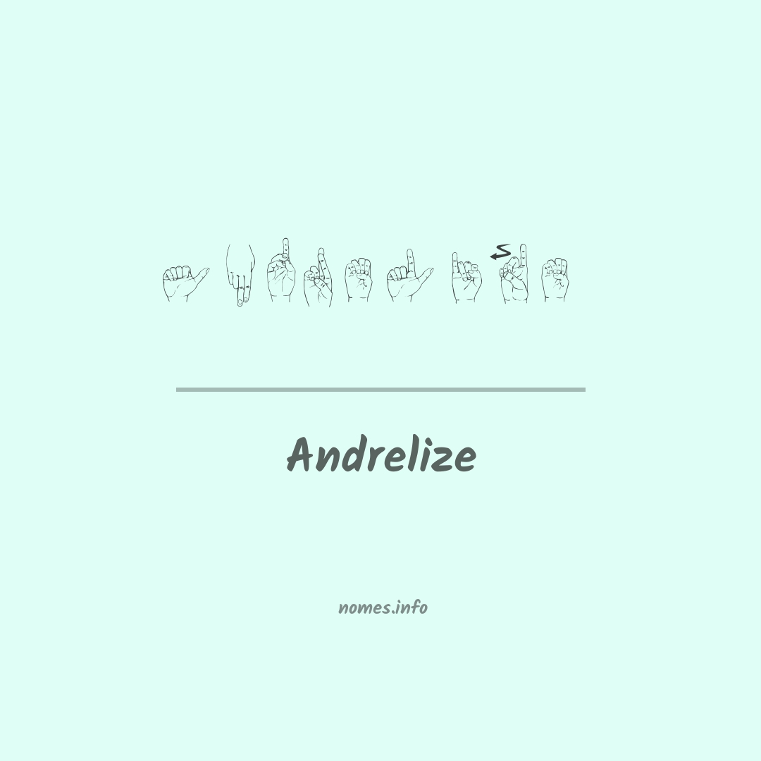 Andrelize em Libras