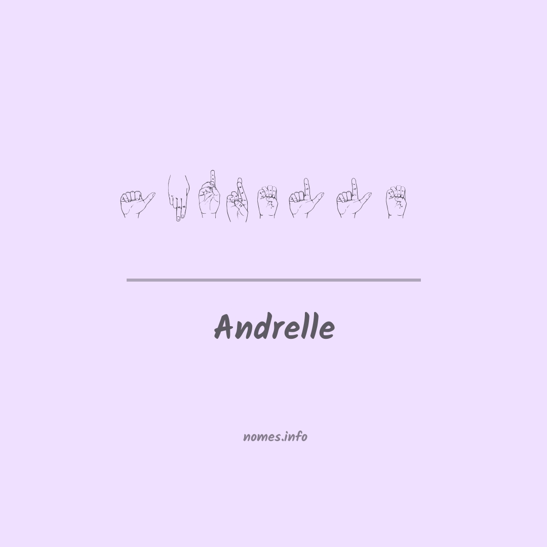 Andrelle em Libras