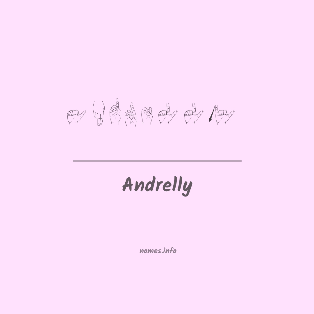 Andrelly em Libras