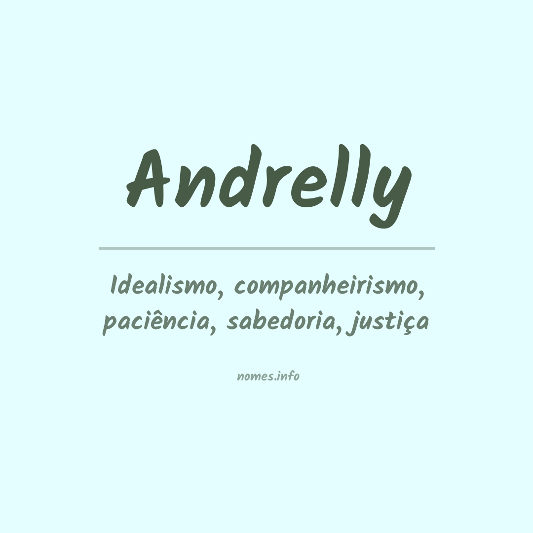 Significado do nome Andrelly