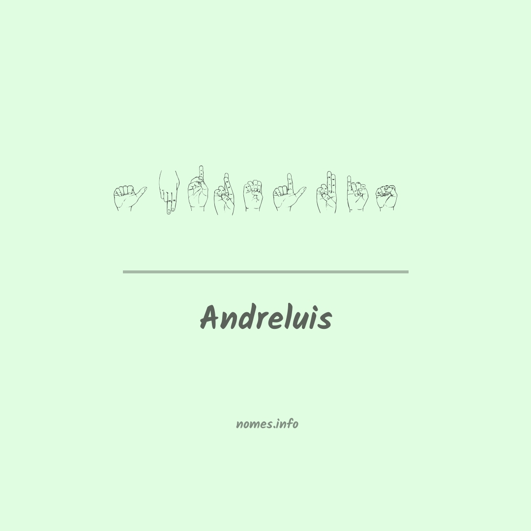Andreluis em Libras