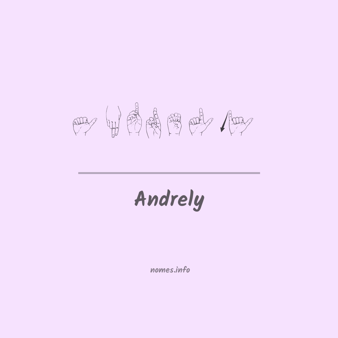 Andrely em Libras