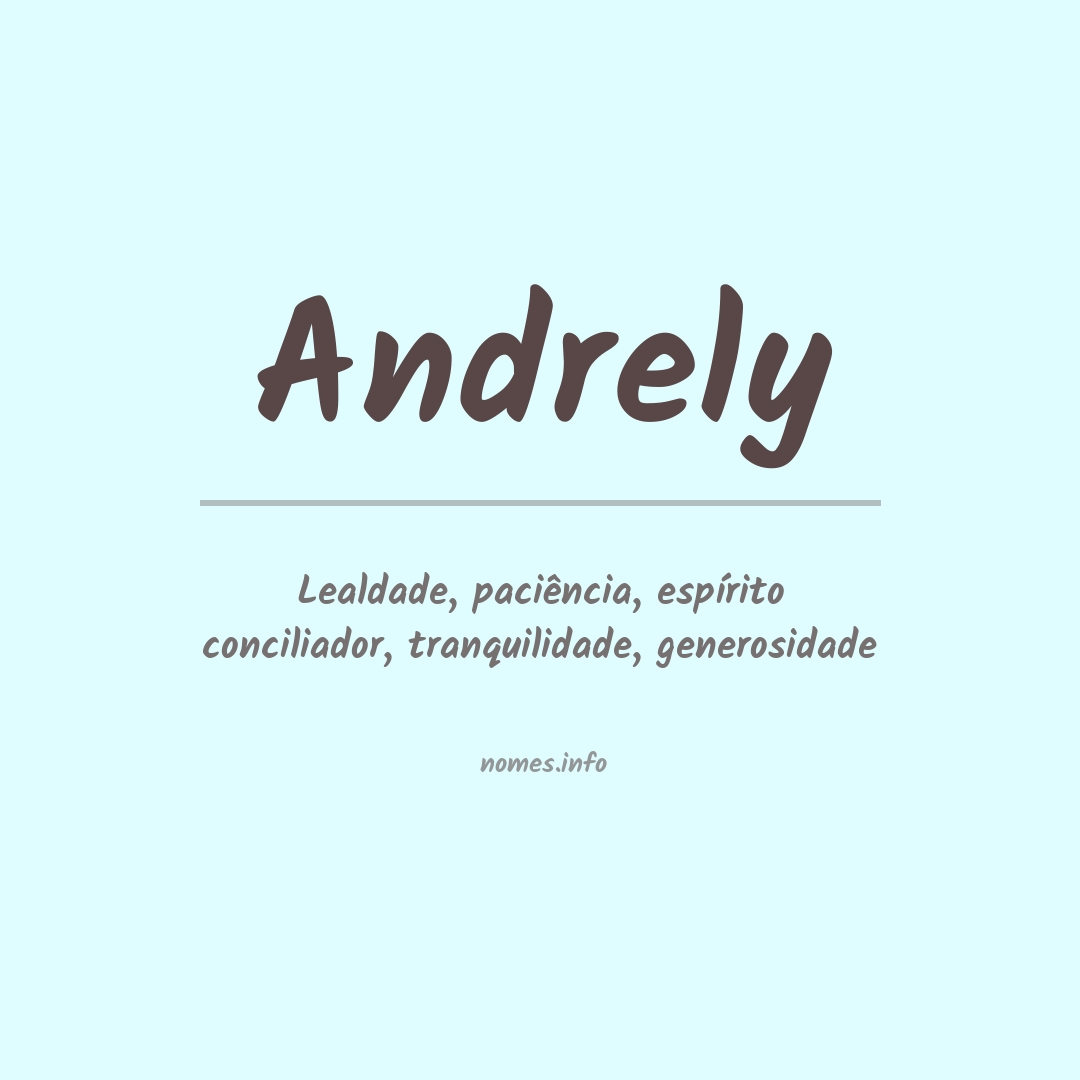 Significado do nome Andrely