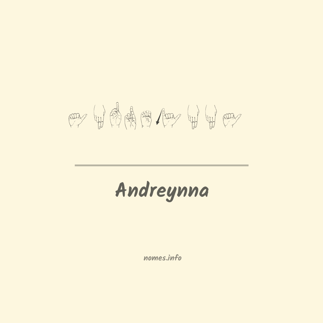 Andreynna em Libras