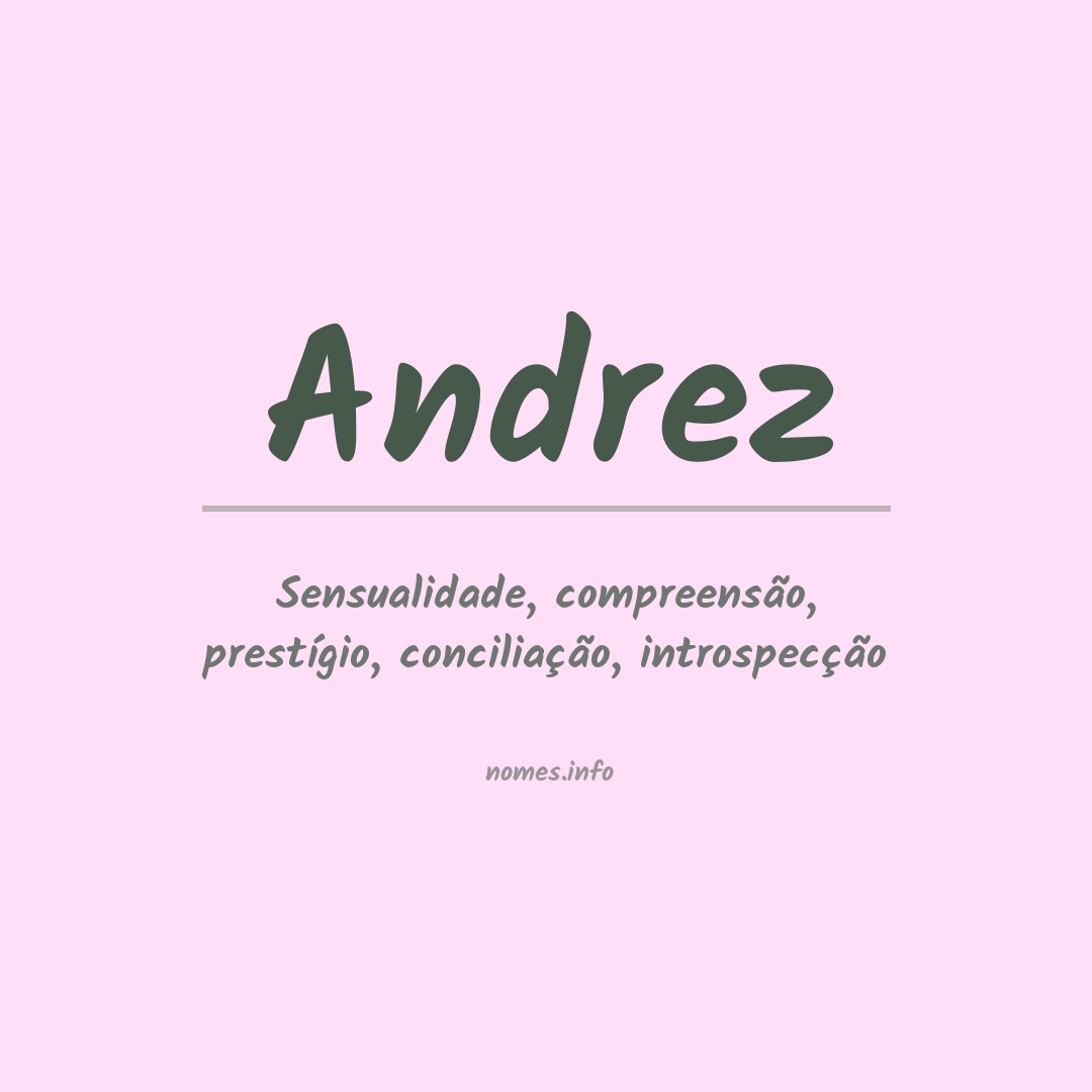 Significado do nome Andrez