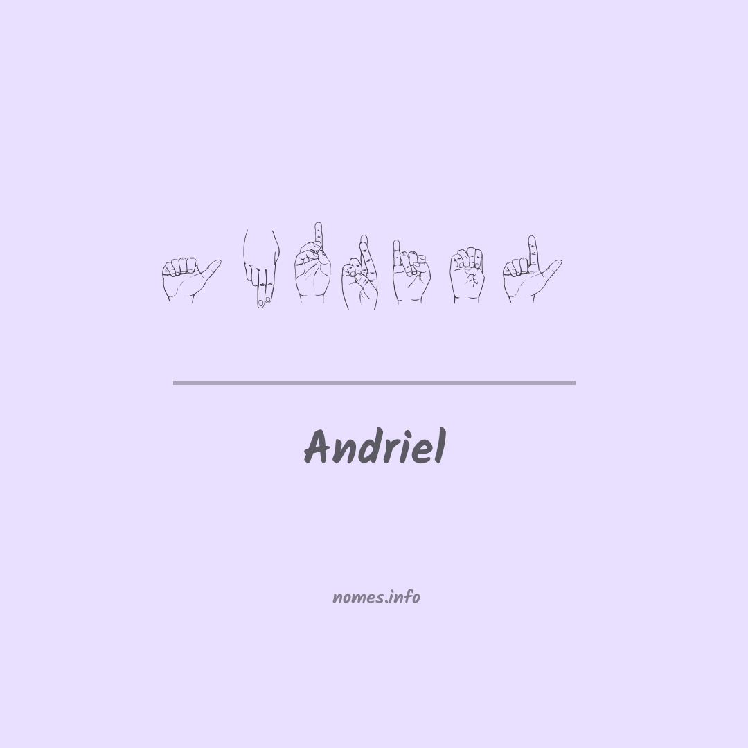 Andriel em Libras