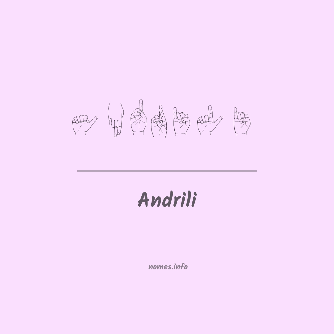 Andrili em Libras