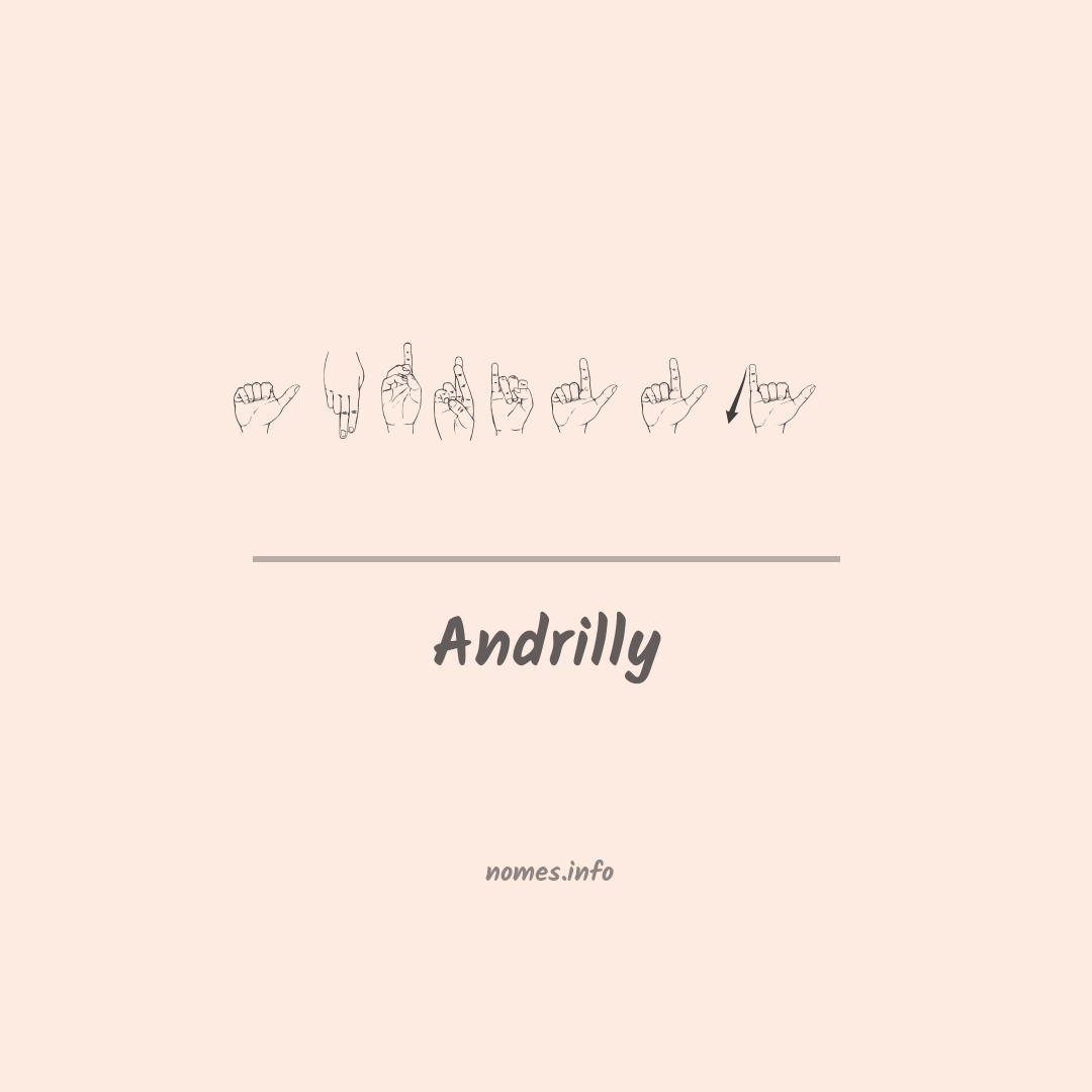Andrilly em Libras