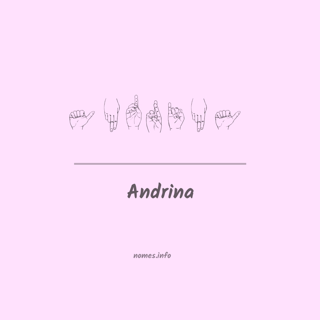 Andrina em Libras