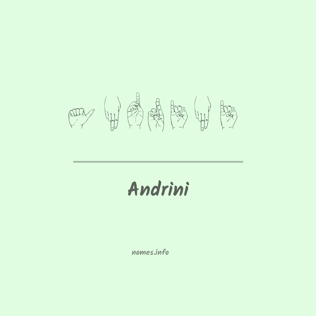 Andrini em Libras