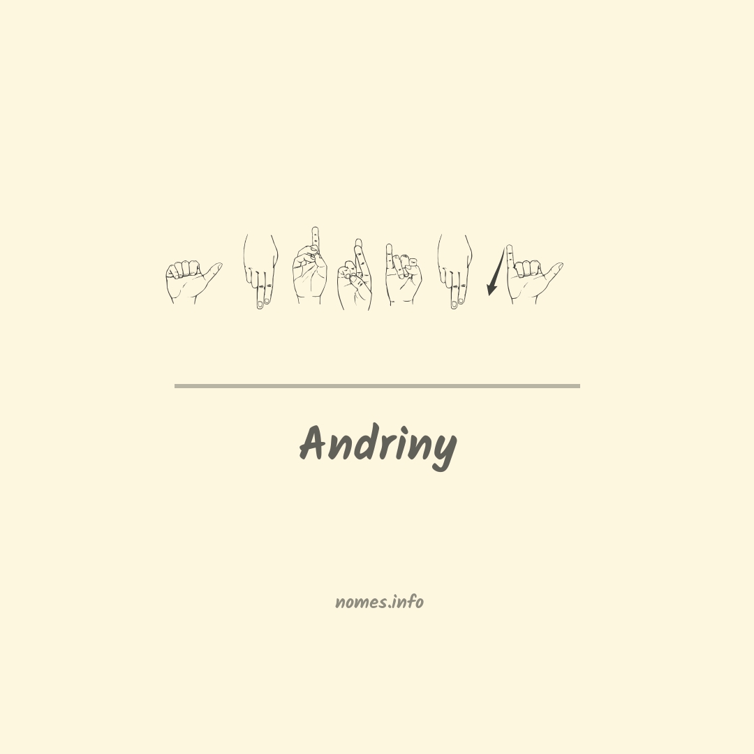 Andriny em Libras