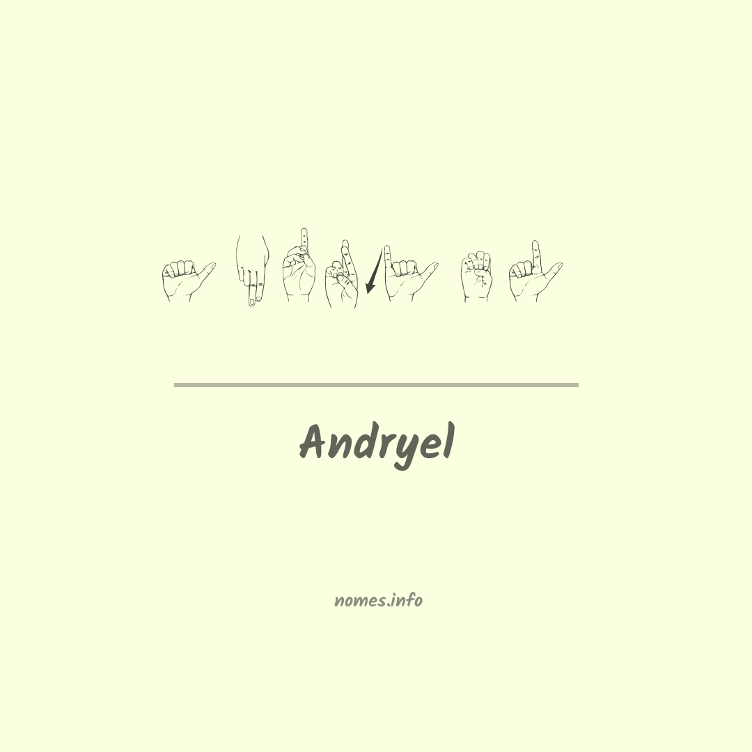 Andryel em Libras