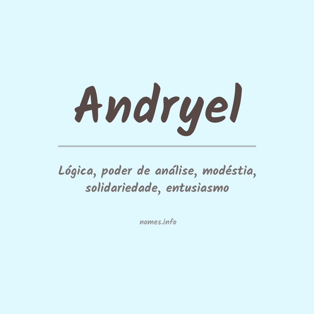 Significado do nome Andryel