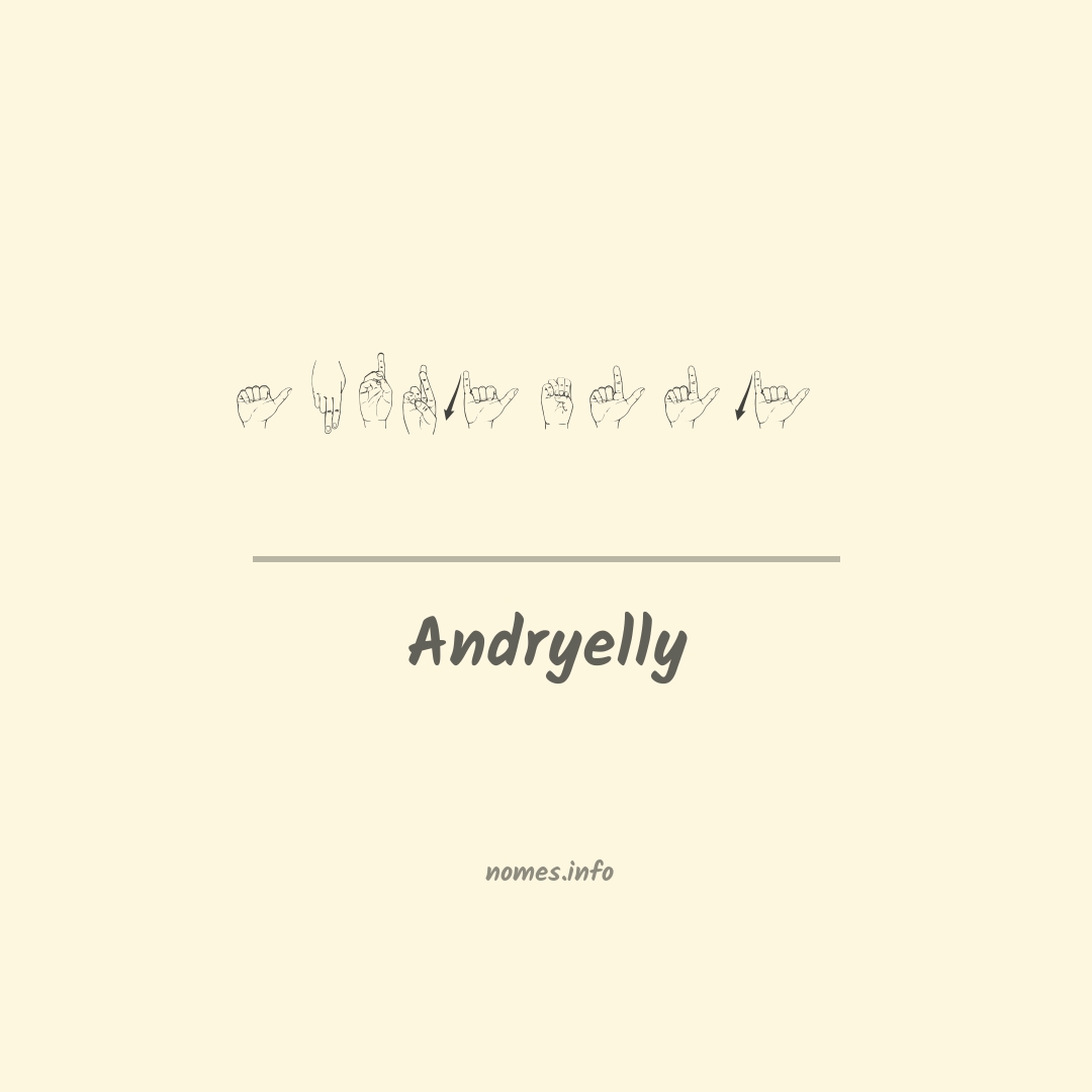 Andryelly em Libras